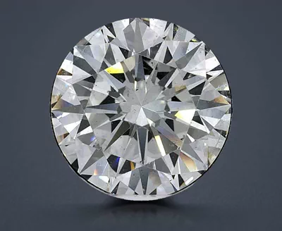 5.78ct F SI1 Rare Carat Ideal Cut Round Diamond