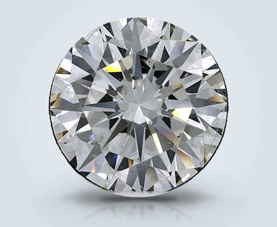 5.78ct F SI1 Rare Carat Ideal Cut Round Diamond