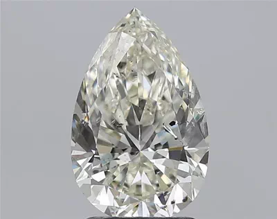 2.01ct J SI2 Rare Carat Ideal Cut Pear Diamond