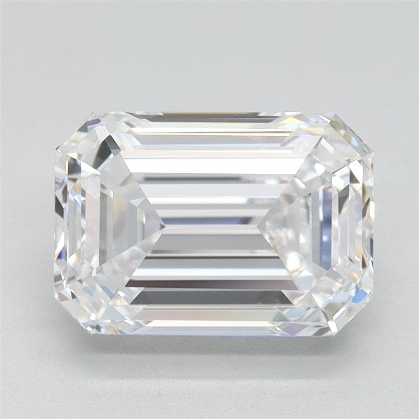 2.12ct D VVS1 Excellent Cut Emerald Lab Grown Diamond