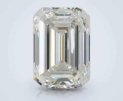 3.04ct F VS1 Rare Carat Ideal Cut Emerald Lab Grown Diamond