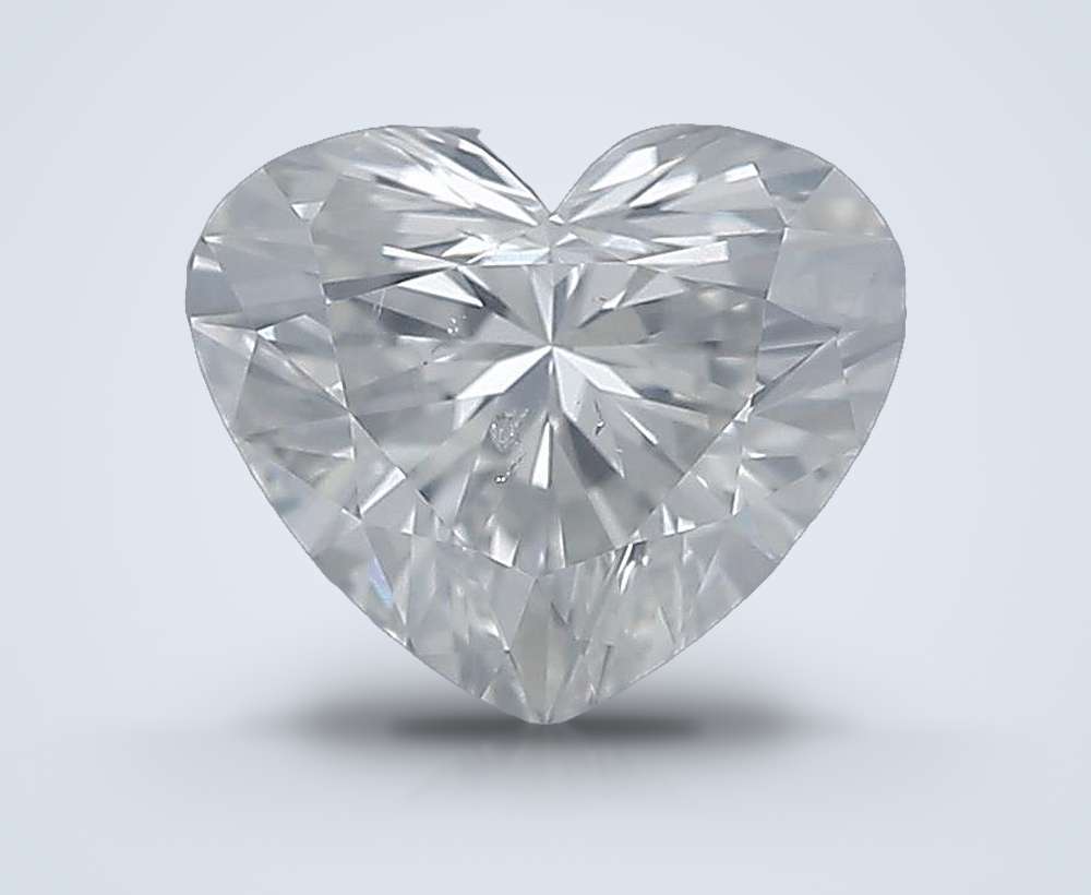 0.70ct I SI2 Rare Carat Ideal Cut Heart Diamond