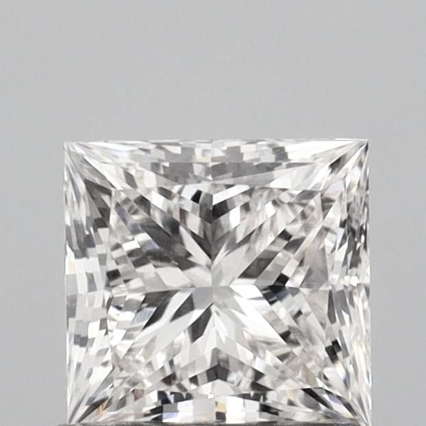 0.74ct F VS2 Rare Carat Ideal Cut Princess Lab Grown Diamond