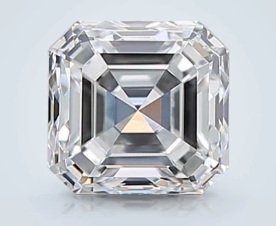 0.90ct D VVS2 Rare Carat Ideal Cut Asscher Diamond