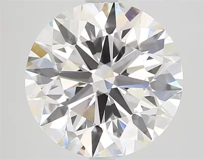 4.01ct F VS1 Rare Carat Ideal Cut Round Diamond