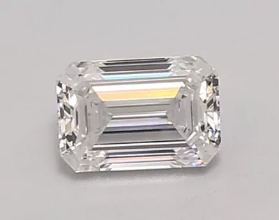 0.84ct D VVS2 Excellent Cut Emerald Lab Grown Diamond