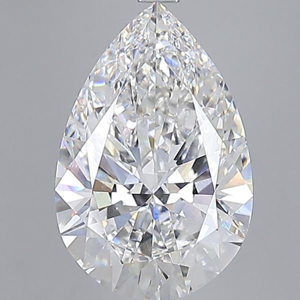 14.03ct F VVS2 Rare Carat Ideal Cut Pear Lab Grown Diamond