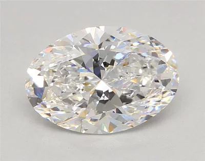 2.93ct E VS1 Rare Carat Ideal Cut Oval Lab Grown Diamond