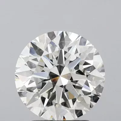 2.82ct H VS2 Excellent Cut Round Lab Grown Diamond