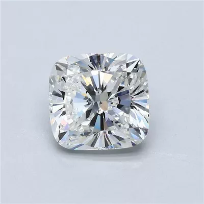 3.37ct H SI1 Rare Carat Ideal Cut Cushion Diamond
