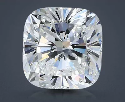 3.37ct H SI1 Rare Carat Ideal Cut Cushion Diamond