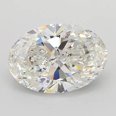 2.57ct F VVS2 Rare Carat Ideal Cut Oval Lab Grown Diamond