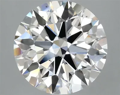 3.68ct F SI1 Rare Carat Ideal Cut Round Lab Grown Diamond