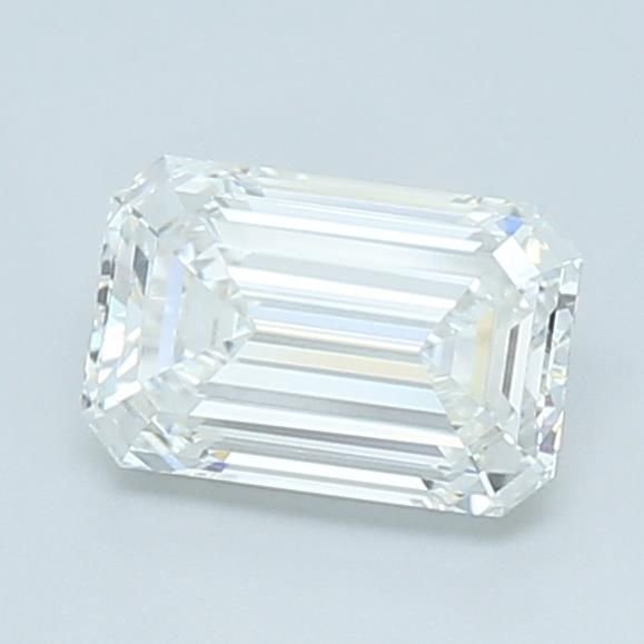 1.53ct F VVS2 Rare Carat Ideal Cut Emerald Lab Grown Diamond