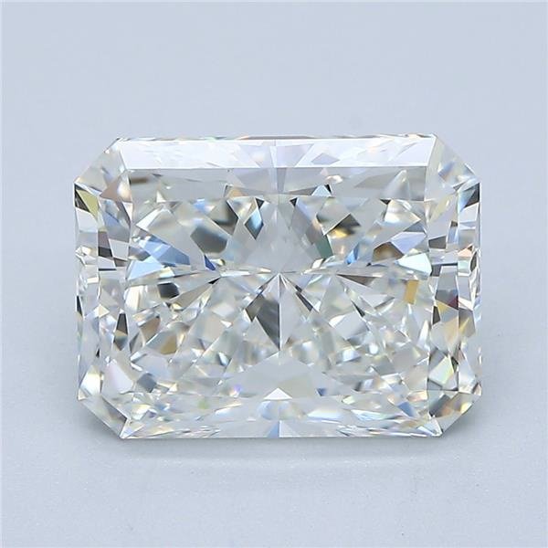 3.51ct H VS2 Rare Carat Ideal Cut Radiant Diamond