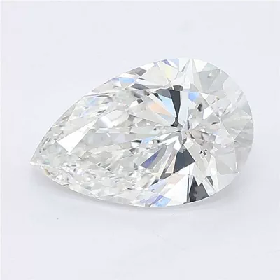 1.59ct E VVS2 Rare Carat Ideal Cut Pear Lab Grown Diamond