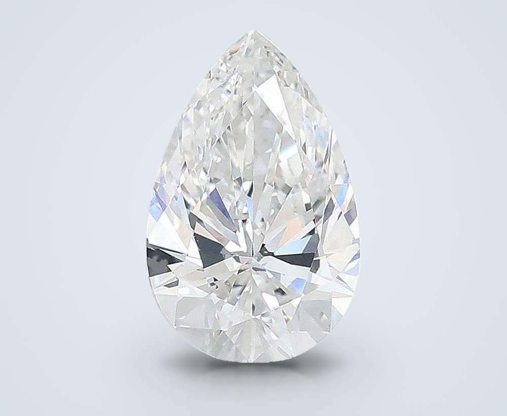 1.59ct E VVS2 Rare Carat Ideal Cut Pear Lab Grown Diamond