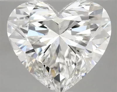 1.59ct F VS2 Rare Carat Ideal Cut Heart Lab Grown Diamond