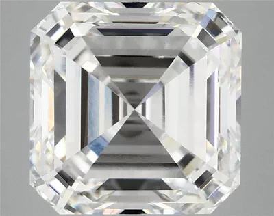 7.19ct F VVS2 Rare Carat Ideal Cut Asscher Lab Grown Diamond