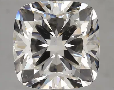 9.10ct I SI1 Rare Carat Ideal Cut Cushion Diamond