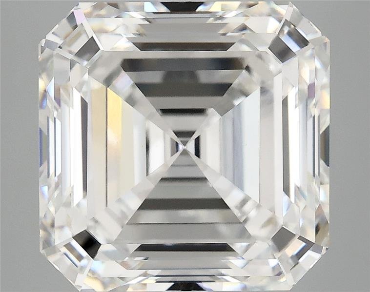 7.03ct F VVS2 Rare Carat Ideal Cut Asscher Lab Grown Diamond