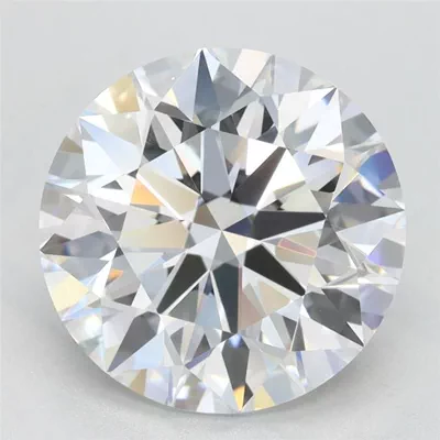 3.78ct D VVS2 Rare Carat Ideal Cut Round Lab Grown Diamond