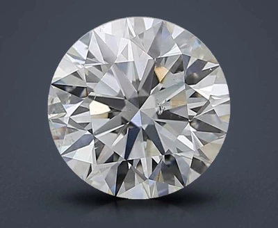 3.15ct H SI2 Rare Carat Ideal Cut Round Diamond