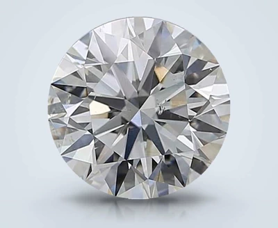 3.15ct H SI2 Rare Carat Ideal Cut Round Diamond