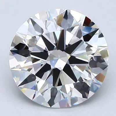 2.58ct H IF Rare Carat Ideal Cut Round Diamond