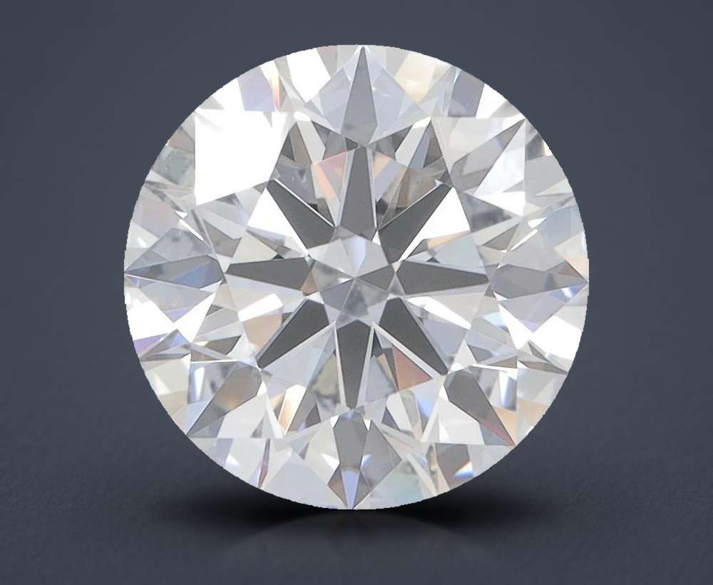 3.37ct D VVS2 Rare Carat Ideal Cut Round Lab Grown Diamond