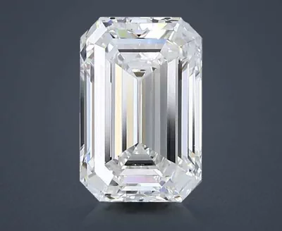 2.55ct G VVS2 Rare Carat Ideal Cut Emerald Diamond