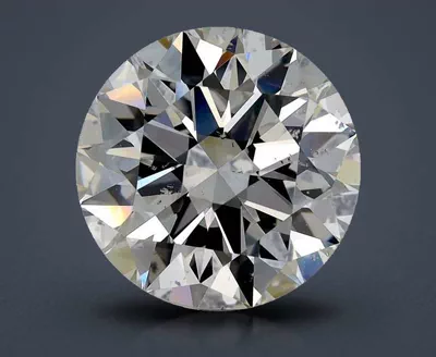5.01ct F SI2 Rare Carat Ideal Cut Round Diamond