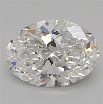 1.03ct D VVS2 Rare Carat Ideal Cut Oval Lab Grown Diamond