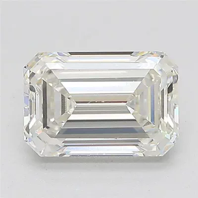 1.57ct H VS1 Rare Carat Ideal Cut Emerald Lab Grown Diamond