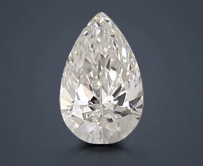 0.98ct E VVS2 Rare Carat Ideal Cut Pear Lab Grown Diamond