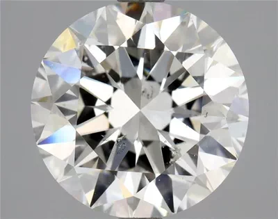2.81ct I SI2 Rare Carat Ideal Cut Round Diamond
