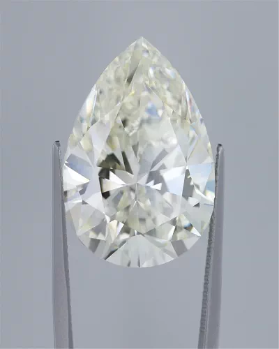 25.77ct J VS1 Very Good Cut Pear Diamond