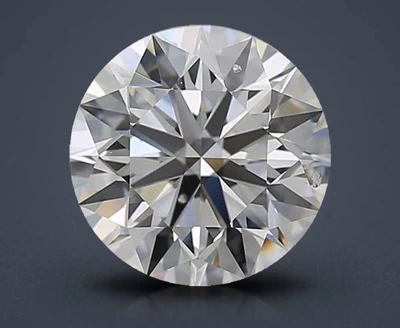 3.01ct H SI1 Rare Carat Ideal Cut Round Diamond