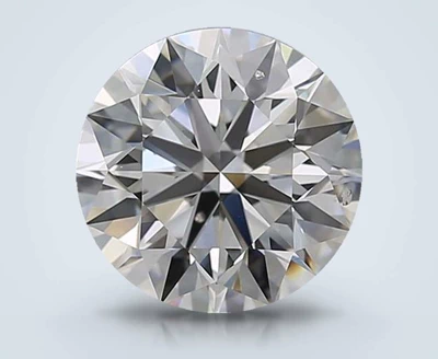 3.01ct H SI1 Rare Carat Ideal Cut Round Diamond