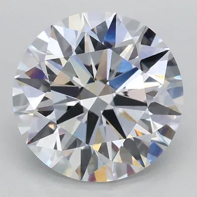 2.04ct D VVS2 Rare Carat Ideal Cut Round Lab Grown Diamond