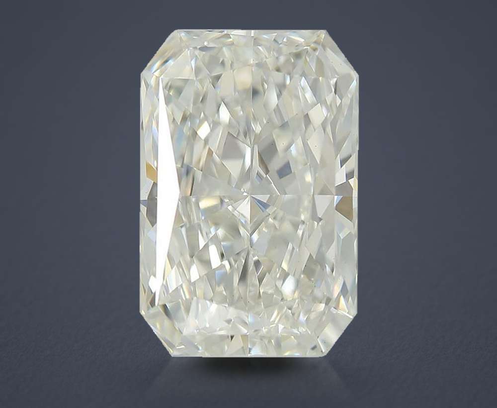 3.90ct F VS1 Rare Carat Ideal Cut Radiant Lab Grown Diamond