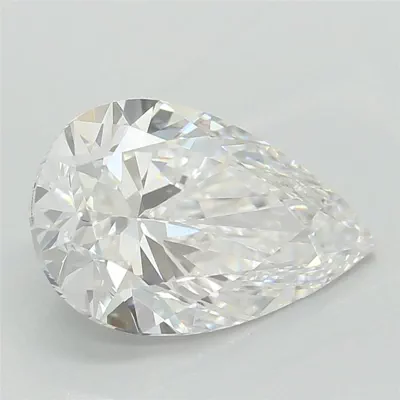 1.41ct D VVS2 Rare Carat Ideal Cut Pear Lab Grown Diamond
