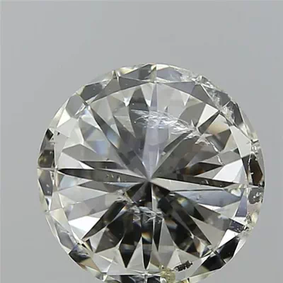 3.00ct K SI2 Rare Carat Ideal Cut Round Diamond