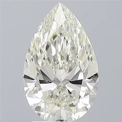 2.02ct J SI1 Rare Carat Ideal Cut Pear Diamond