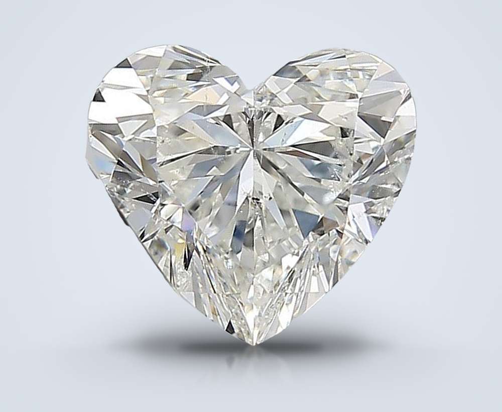 2.02ct I SI2 Rare Carat Ideal Cut Heart Diamond