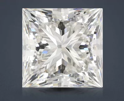 6.28ct G VS1 Rare Carat Ideal Cut Princess Lab Grown Diamond