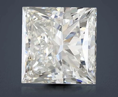 2.54ct H VS1 Rare Carat Ideal Cut Princess Lab Grown Diamond