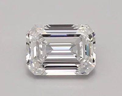 0.86ct D VVS2 Rare Carat Ideal Cut Emerald Lab Grown Diamond