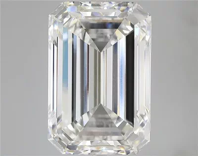 15.82ct G VVS2 Excellent Cut Emerald Lab Grown Diamond