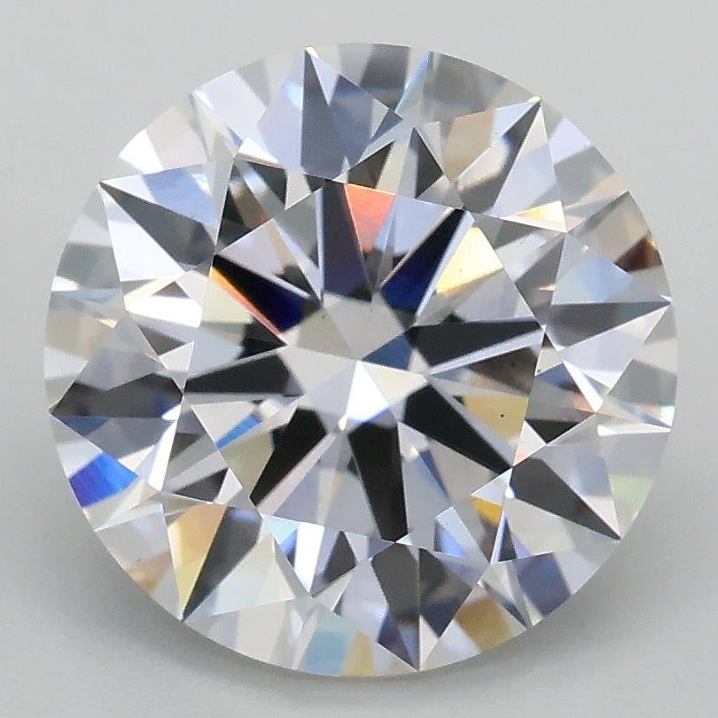 3.10ct E VS1 Rare Carat Ideal Cut Round Lab Grown Diamond